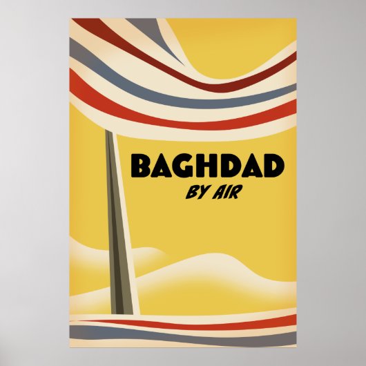Bagdad auf dem Luftweg Poster (Vorne)