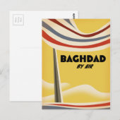 Bagdad auf dem Luftweg Postkarte (Vorne/Hinten)