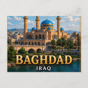 Bagdad Irak Mesopotamien-Erbe-Reise 🗺️ Postkarte