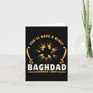 Bagdad Summer Camp Usa Veterans Irakkrieg Militär Karte