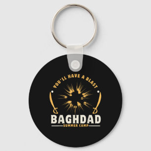 Bagdad Summer Camp Usa Veterans Irakkrieg Militär Schlüsselanhänger