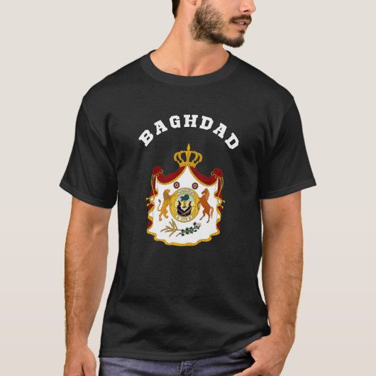 Bagdad-Wappen - Souvenirflagge T-Shirt (Vorderseite)