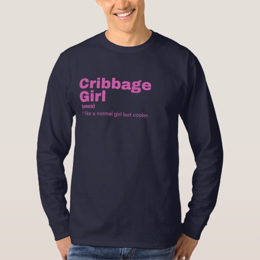 Bage Girl - Cribbage T-Shirt (Vorderseite)