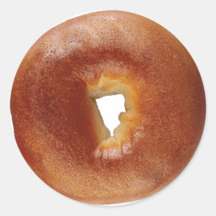 BAGEL 2 RUNDER AUFKLEBER
