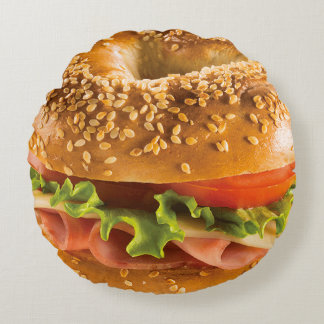 BAGEL 5-HALBPILLOW RUNDES KISSEN