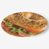 BAGEL 5 PAPPTELLER (Schrägansicht)