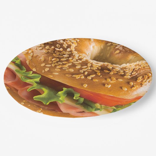 BAGEL 5 PAPPTELLER (Schrägansicht)