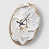 Bagel and Cream Cheese Novelty Große Wanduhr (Winkel)