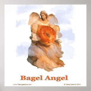 Bagel Angel Poster