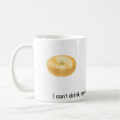 Bagel auf einer Kaffee-Tasse Kaffeetasse (Links)