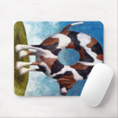 Bagel-Beagle-Malgeschenk Mousepad (Mit Mouse)