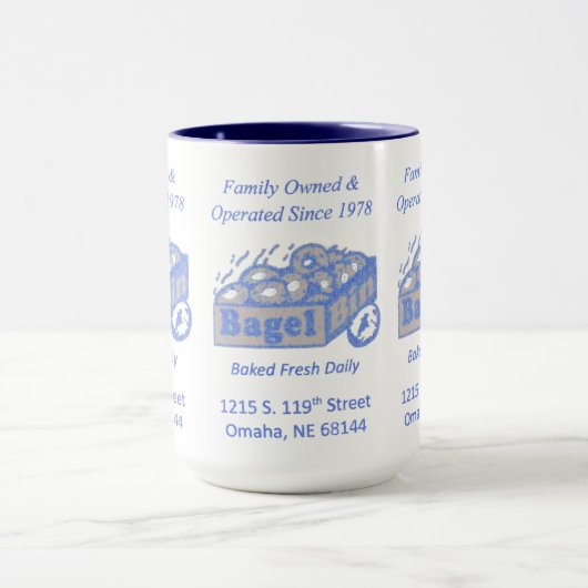 Bagel-Behälter-Tassen Tasse (Zentrum)
