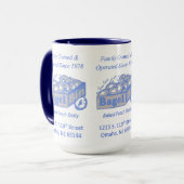 Bagel-Behälter-Tassen Tasse (Vorderseite Links)