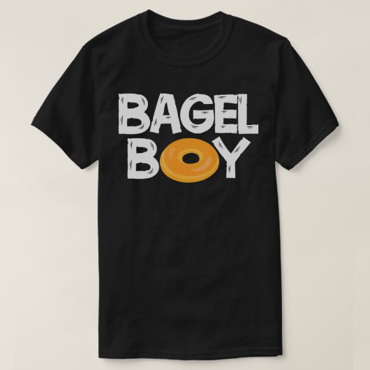 Bagel Boy Funny Donut Food Lover T-Shirt (Design vorne)