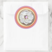 Bagel & Creme Runder Aufkleber (Tasche)