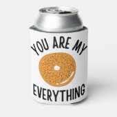 Bagel du bist mein alles Funny Dosenkühler (Kanne Rückseite)