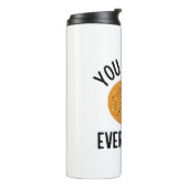 Bagel du bist mein alles Funny Thermosbecher (Nach links gedreht)