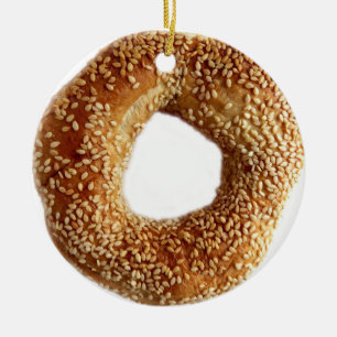 Bagel im Montrealer Stil Keramik Ornament