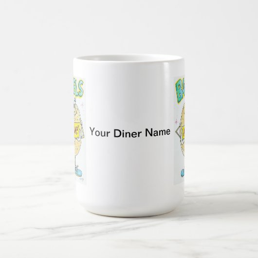 Bagel-Kaffee-Tasse Kaffeetasse (Mittel)