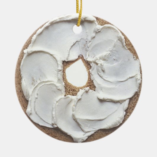 Bagel Keramikornament (Vorne)