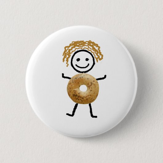 Bagel-Kind Button (Vorderseite)