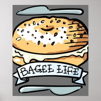 Bagel Life Alles Bagles ist alles für mich Poster