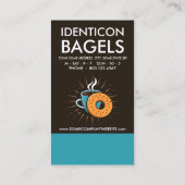 Bagel Loyalty Punch Card Treuekarte (Rückseite)