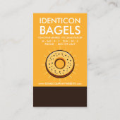 Bagel Loyalty Punch Card Treuekarte (Rückseite)