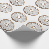 Bagel mit Cremekäse Geschenkpapier (Ecke)