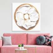 Bagel mit Cremekäse Leinwanddruck (Insitu (Wohnzimmer))
