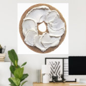 Bagel mit Cremekäse Poster (Heimbüro)