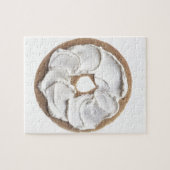 Bagel mit Cremekäse Puzzle (Horizontal)