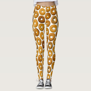 Bagel-Muster-Leggings Leggings