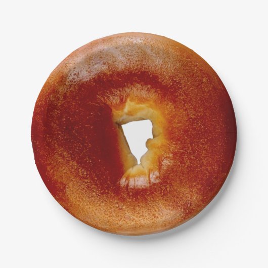 Bagel pappteller (Vorderseite)