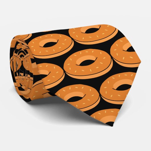Bagel Pattern Krawatte (Gerollt)