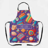 Bagel Personalisiertes Muster Schürze (Vorderseite)