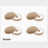 Bagel Rechteckiger Aufkleber (Blatt)