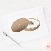 Bagel Rechteckiger Aufkleber (Umschlag)