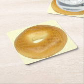 Bagel Rechteckiger Pappuntersetzer (angewinkelt)