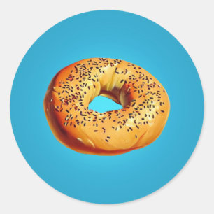Bagel Runder Aufkleber