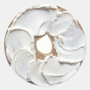 Bagel Runder Aufkleber
