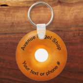 Bagel Shop Thema Förderung Schlüsselanhänger (Vorderseite)