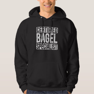 Bagel Spezialist Feinschmecker Brot Bäckerei Leben Hoodie