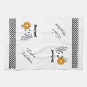 Bagel-u. Frischkäse - Shalom! Geschirrtuch (Horizontal)