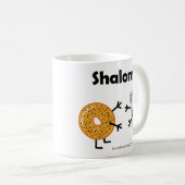 Bagel-u. Frischkäse - Shalom! Kaffeetasse (VorderseiteRechts)