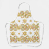 Bagel und hübsche Schneeflocken Schürze (Vorderseite)