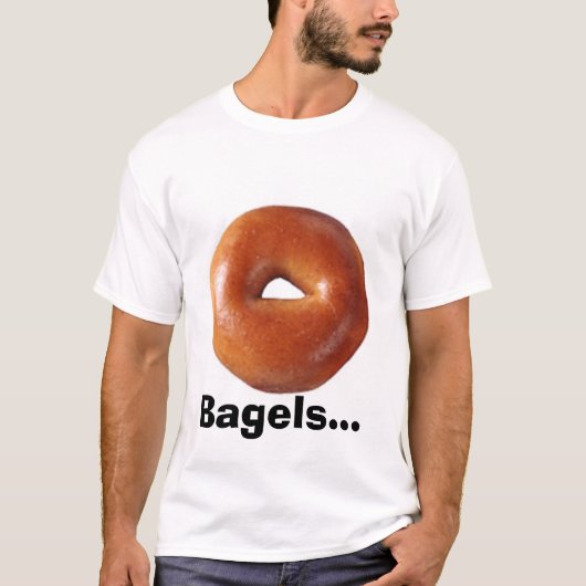 Bagel und Käse T-Shirt (Vorderseite)