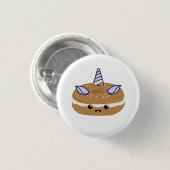 Bagel Unicorn Bagel Buddies Button (Vorne & Hinten)