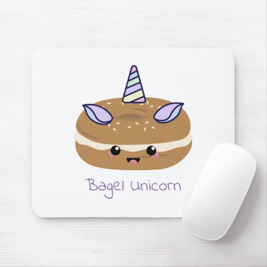 Bagel Unicorn Bagel Buddies Mousepad (Mit Mouse)