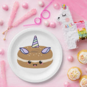 Bagel Unicorn Bagel Buddies Pappteller (Party)